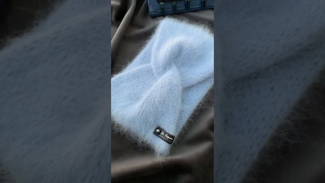 Пушистая повязка спицами смотреть онлайн