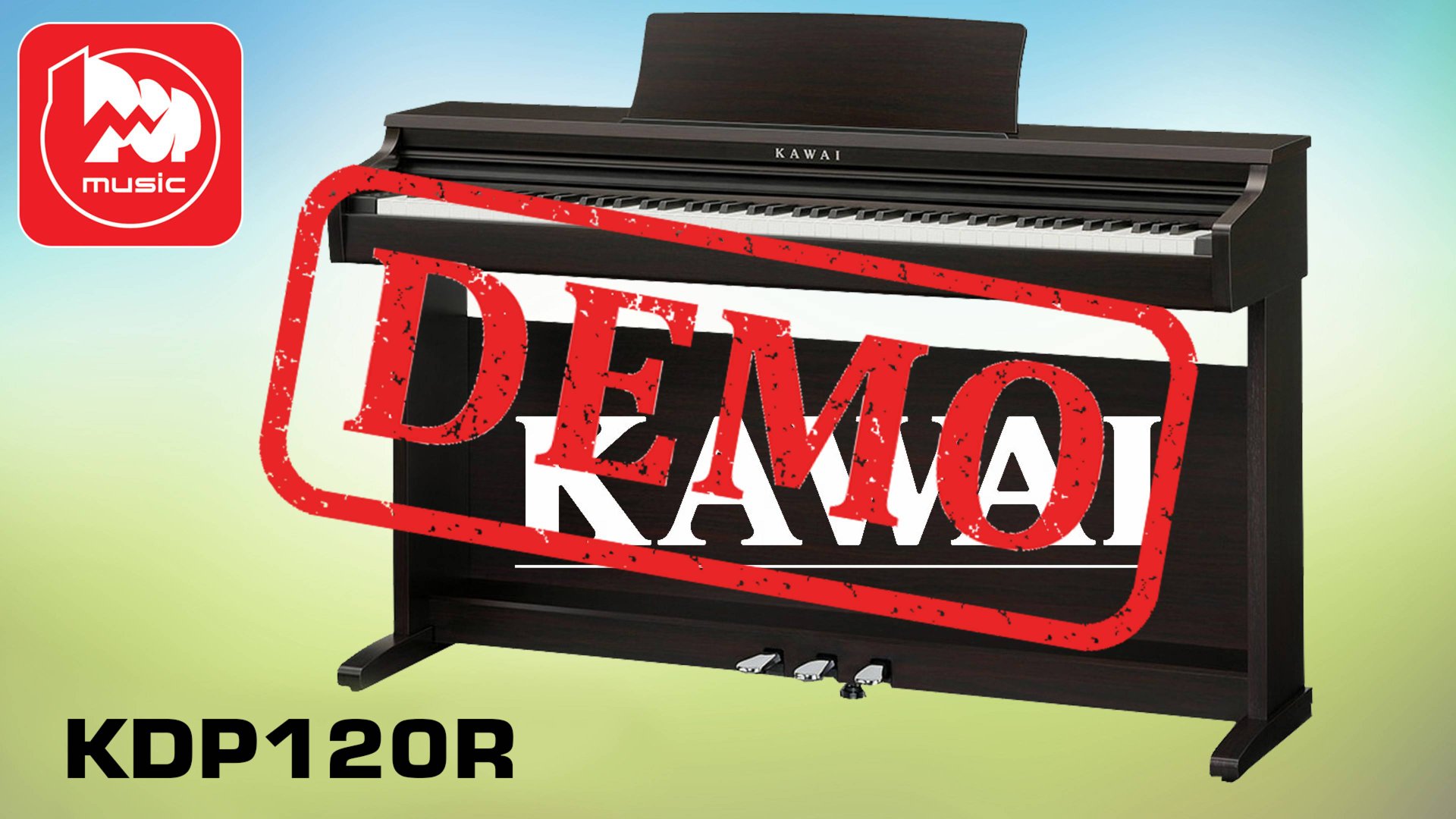 Цифровое пианино KAWAI KDP120R - демонстрация звучания смотреть онлайн