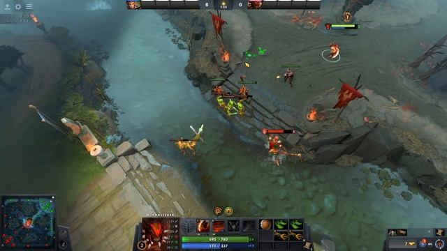 БЛУДСИКЕР VS МАНКЕЙ КИНГ --- BLOODSEEKER VS MONKEY KING смотреть онлайн