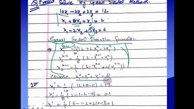 Gauss Siedal Iteration Method/Method of Successive Displacement+Example for M.sc & Bs(h)Maths смотреть онлайн