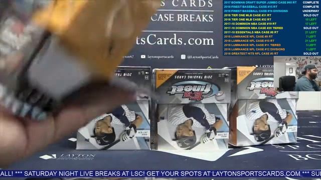 2018 Topps Finest Baseball 8 Box Case Break #16 смотреть онлайн