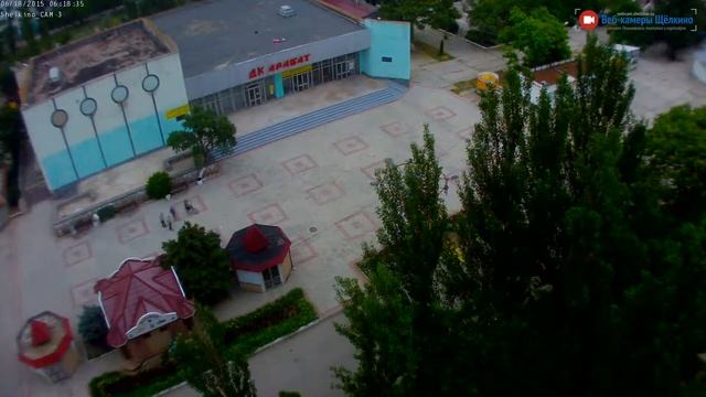 Центр Щёлкино, 18.06.2015 - time-lapse с камеры 3 смотреть онлайн