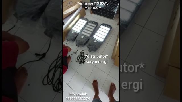 pengecekan lampu PJU AIO 80 Watt merek ICOM смотреть онлайн