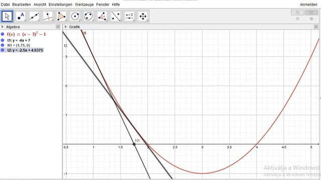 Newton-Verfahren mit Geogebra смотреть онлайн