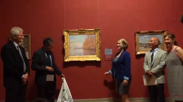 Unveiling of the restored Monet at the National Gallery of смотреть онлайн