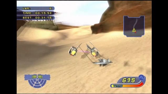 Star Wars Racer Revenge Mos Espa Open Fastest Lap 30.97 смотреть онлайн