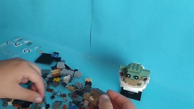 The Mandalorian & The Child LEGO Star Wars 75317 Speed Build смотреть онлайн