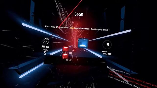 Beat Saber | Sefa & Warface - Robot Gangbang | 90,13% смотреть онлайн