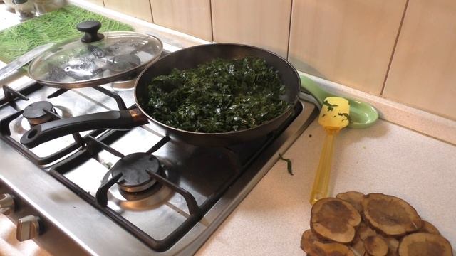 Жарим подорожник! Plantago major. Дегустация дикороса. смотреть онлайн