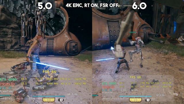 Jedi Survivor - Patch 6.0 Comparison - RTX 4090 смотреть онлайн