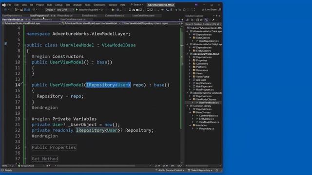 Use Dependency Injection (15 of 18) _ Building Apps with XAML and .NET MAUI смотреть онлайн