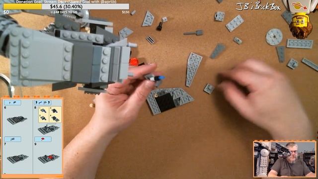 LEGO Star Wars AT-AT Finale - JBs BrickBox Chill Session Build смотреть онлайн