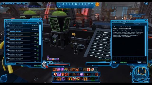 SWTOR Good way to make credits Patch 4.7 смотреть онлайн