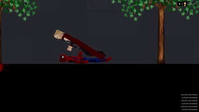 Spiderman vs Thor in People Playground смотреть онлайн