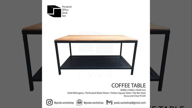 Coffee Table W900xD460xH420 ( Pre-Order / For Sale )