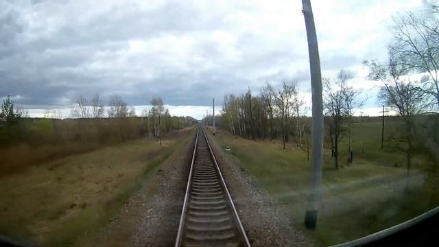 Поїздка в задній кабіні ДР1А рейсом Вінниця - Коростень смотреть онлайн