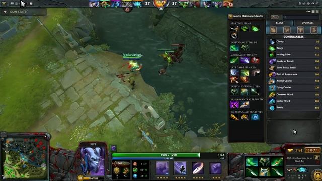 My most exciting Dota 2 match (with commentary) with Riki смотреть онлайн