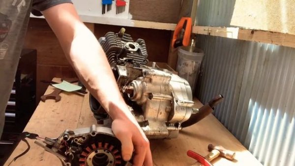 Yamaha YBR125 Magneto/Stator Winding Replacement!!! (5VL Engine)