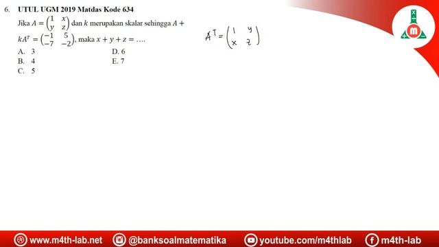 Pembahasan UTUL UGM 2019 Matematika Dasar Kode 634 Bagian 1 смотреть онлайн