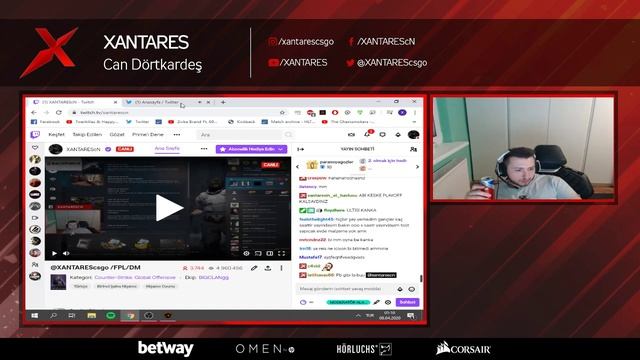 XANTARES TWİTTERDAKİ VALORANT VİDEOLARINA BAKIYOR!!!