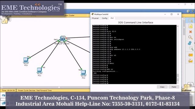 Inter VLAN Routing and Dynamic Routing Using Multilayer Switch in CISCO Packet Tracer смотреть онлайн