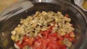 Салат из солёных грибов. Из цикла «Грибная кухня»