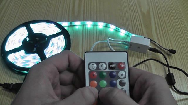 Led RGB SMD 5050 strip unboxing + test смотреть онлайн