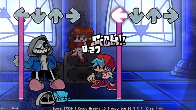 ДАСТТЕЙЛ! Прохождение Friday Night Dusttale (V2)