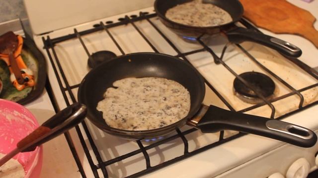 Блинная симфония с грибами. Часть 2 Блины с подосиновиками.