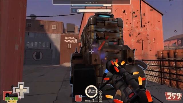 Team Fortress 2: MvM Dockyard (Cargo Carnage) смотреть онлайн