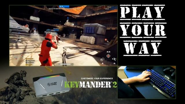 Star Wars Battlefront 2 Galactic Assault Mode on PS4 using KeyMander 2 w/ Keyboard & Mouse смотреть онлайн