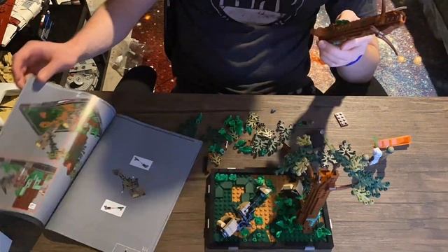 LEGO Star Wars - Endor Speeder Chase Time-lapse смотреть онлайн