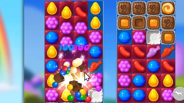 Candy Crush Friends - 2 color bombs in one go смотреть онлайн