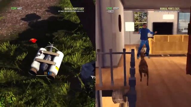 Goat Simulator Split Screen Co-op смотреть онлайн