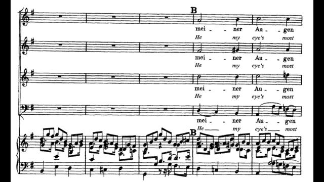 Jesus bleibet meine Freude (BWV 147 - J.S. Bach) Score Animation смотреть онлайн