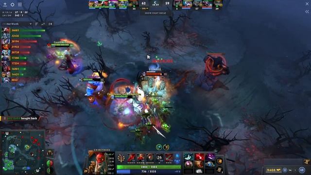 Invincible 1vs5 Illusion 🔥 Grimstroke Dota 2 смотреть онлайн