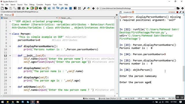 Python - OOP - Class and object смотреть онлайн