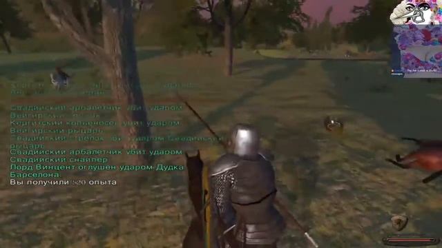 Яркий момент   Mount And Blade История Героя лорд пал с конем красивенька