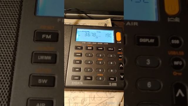 Приём xhdata-808 80-метрового диапазона на внешнюю антенну смотреть онлайн