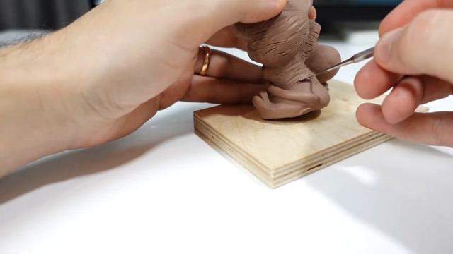 Sculpting A Tiger From Clay/plasticine And Creating A Mold For Chocolate Figures