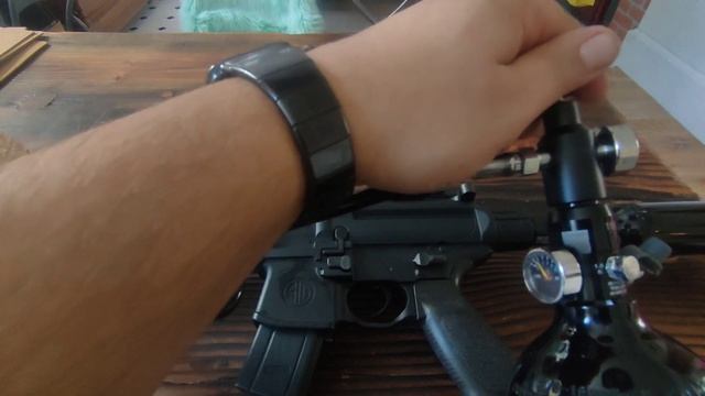 SIG SAUER MCX .177 convert fm CO2 to HPA /PCP. Переделка SIG SAUER MCX .177 (4.5 мм) из CO2 в PCP смотреть онлайн