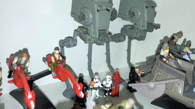 Star Wars Micro Machines Action Fleet Battle Pack ATST Variants смотреть онлайн
