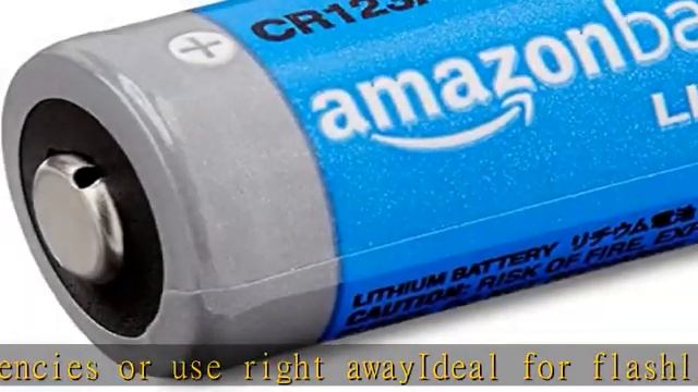 Amazon Basics CR123A 3 Volt Lithium Batteries, 1550 mAh, 10-Year Shelf Life, Value Pack, 12 Pack смотреть онлайн