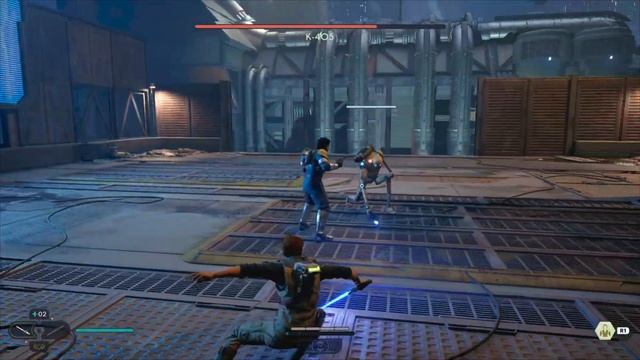 Jedi Survivor - K-405 Boss Fight NO DAMAGE (JEDI GRANDMASTER) смотреть онлайн
