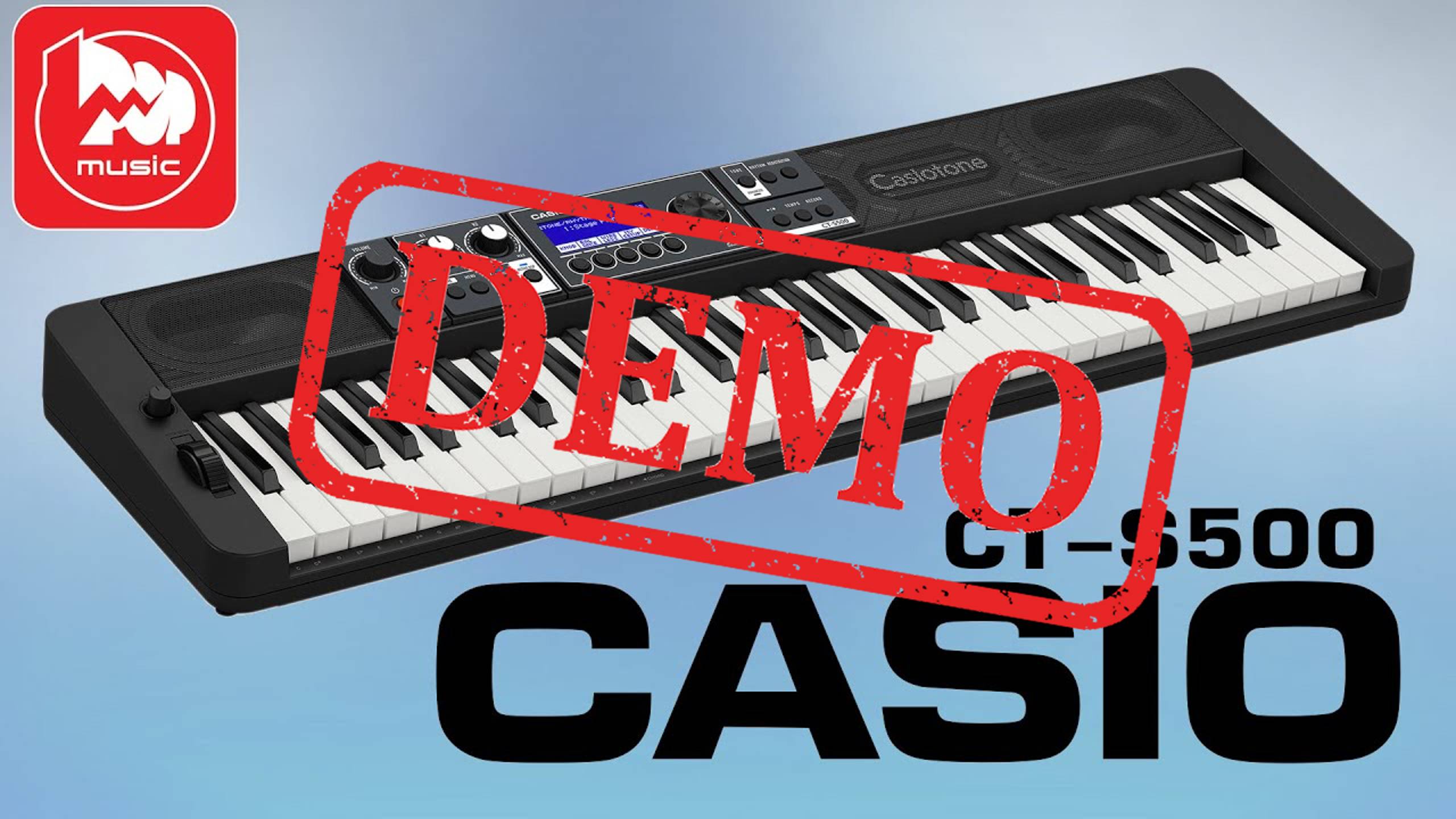 Синтезатор CASIO CT-S500 - демонстрация звучания смотреть онлайн