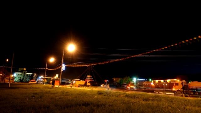 Ночное Хотьково 2015. Timelapse смотреть онлайн
