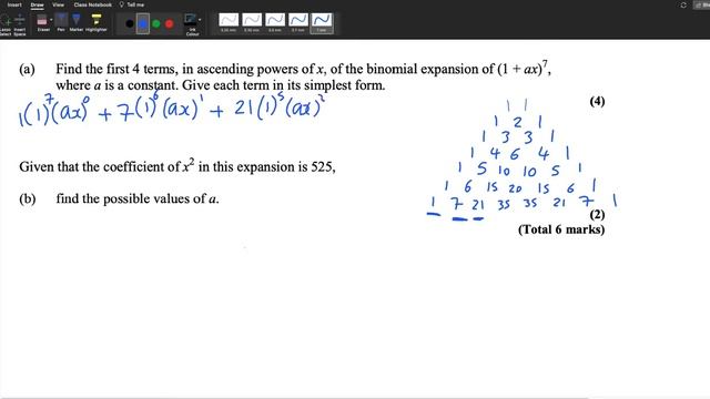 Binomial expansion exam question using Pascal's triangle смотреть онлайн