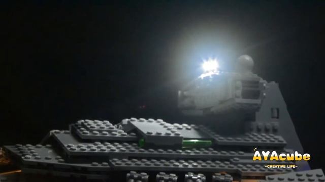 LEGO Star Wars Imperial Star Destroyer 75055 LED Light Kit AYAcube смотреть онлайн