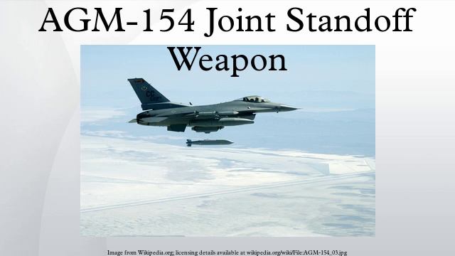 AGM-154 Joint Standoff Weapon смотреть онлайн
