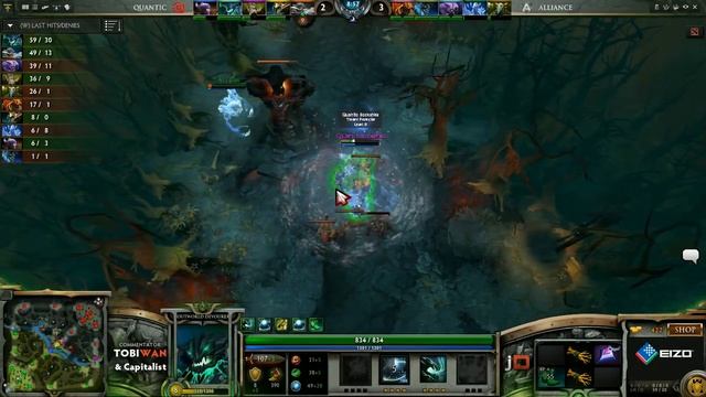 Quantic Gaming vs Allliance Game 1 The Defense 4 DOTA 2 TobiWan смотреть онлайн